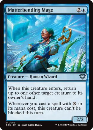Matterbending Mage (SOS-059) - Secrets of Strixhaven [Uncommon]