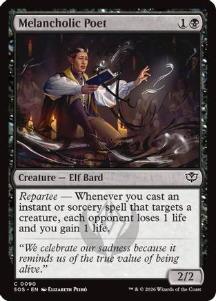 Melancholic Poet (SOS-090) - Secrets of Strixhaven [Common]