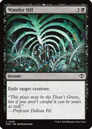 Wander Off (SOS-104) - Secrets of Strixhaven Foil [Common]