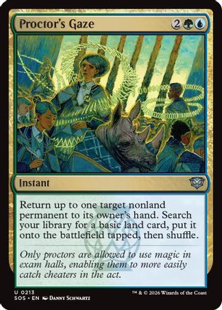 Proctor's Gaze (SOS-213) - Secrets of Strixhaven [Uncommon]