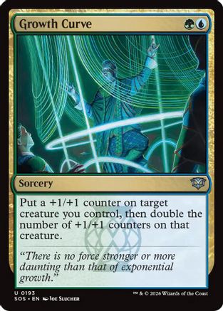 Growth Curve (SOS-193) - Secrets of Strixhaven Foil [Uncommon]