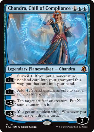 Chandra, Chill of Compliance (FRA-212) - Reality Fracture [Mythic]