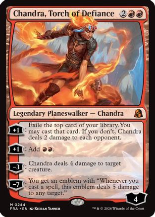 Chandra, Torch of Defiance (FRA-244) - Reality Fracture [Mythic]