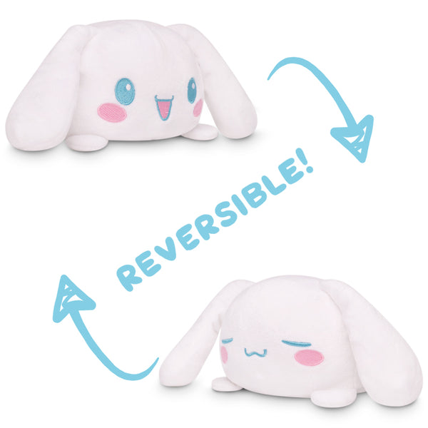 Reversible Sanrio Cinnamoroll Plushie (Happy + Happy / White)