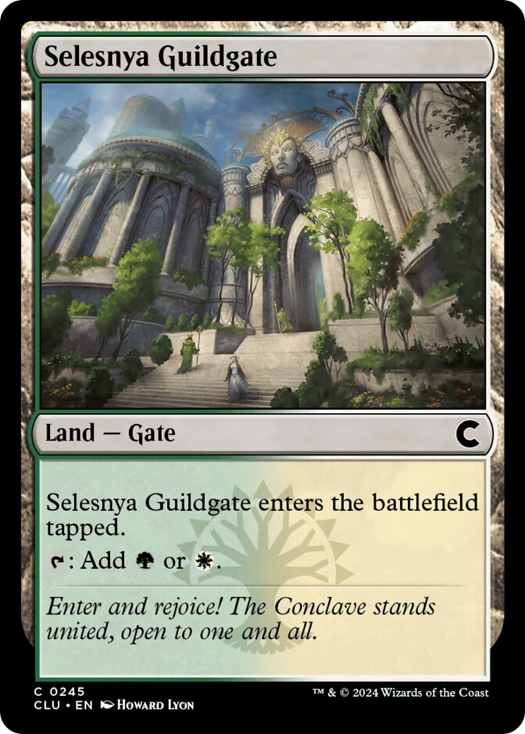 Selesnya Guildgate (CLU-245) - Ravnica: Clue Edition [Common]