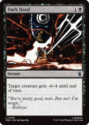 Dark Deed (MSH-093) - Marvel Super Heroes [Uncommon]