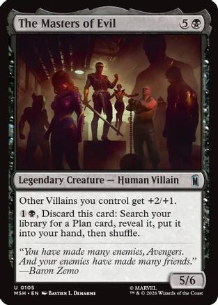 The Masters of Evil (MSH-105) - Marvel Super Heroes Foil [Uncommon]