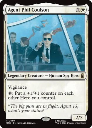 Agent Phil Coulson (MSH-004) - Marvel Super Heroes [Rare]