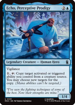 Echo, Perceptive Prodigy (MSH-051) - Marvel Super Heroes [Uncommon]
