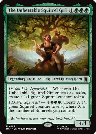 The Unbeatable Squirrel Girl (MSH-193) - Marvel Super Heroes [Rare]