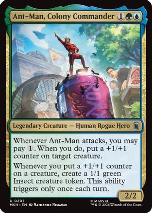 Ant-Man, Colony Commander (MSH-201) - Marvel Super Heroes [Uncommon]