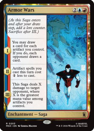 Armor Wars (MSH-203) - Marvel Super Heroes [Rare]