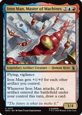 Iron Man, Master of Machines (MSH-216) - Marvel Super Heroes [Uncommon]