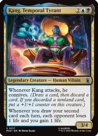 Kang, Temporal Tyrant (MSH-217) - Marvel Super Heroes [Uncommon]