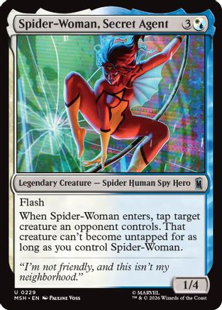 Spider-Woman, Secret Agent (MSH-229) - Marvel Super Heroes [Uncommon]