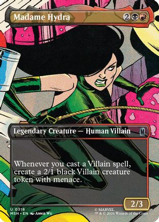 Madame Hydra (Borderless) (MSH-318) - Marvel Super Heroes [Uncommon]