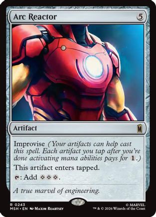 Arc Reactor (MSH-243) - Marvel Super Heroes [Rare]