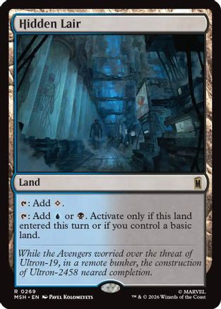 Hidden Lair (MSH-269) - Marvel Super Heroes [Rare]