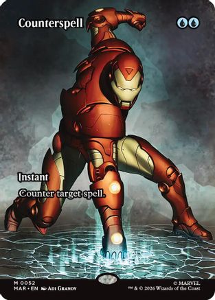 Counterspell (Borderless) (0052) (MAR-052) - Marvel Universe Eternal-Legal [Mythic]