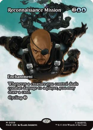 Reconnaissance Mission (Borderless) (MAR-059) - Marvel Universe Eternal-Legal [Mythic]