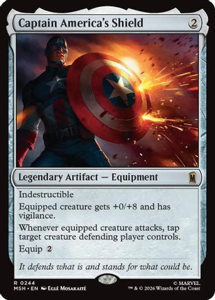 Captain America's Shield (MSH-244) - Marvel Super Heroes [Rare]