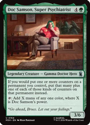 Doc Samson, Super Psychiatrist (MSH-164) - Marvel Super Heroes [Uncommon]