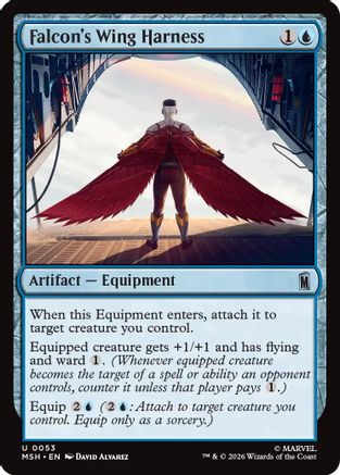 Falcon's Wing Harness (MSH-053) - Marvel Super Heroes [Uncommon]