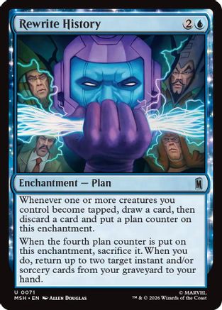 Rewrite History (MSH-071) - Marvel Super Heroes [Uncommon]