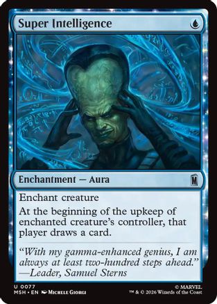 Super Intelligence (MSH-077) - Marvel Super Heroes [Uncommon]