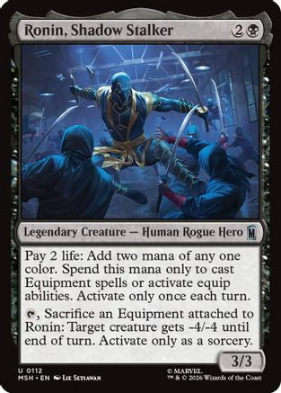 Ronin, Shadow Stalker (MSH-112) - Marvel Super Heroes [Uncommon]