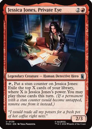 Jessica Jones, Private Eye (MSH-139) - Marvel Super Heroes [Uncommon]