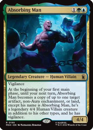 Absorbing Man (MSH-199) - Marvel Super Heroes [Rare]