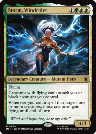 Storm, Windrider (MSH-230) - Marvel Super Heroes [Rare]