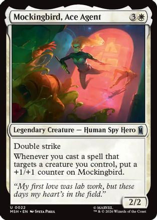 Mockingbird, Ace Agent (MSH-022) - Marvel Super Heroes [Uncommon]