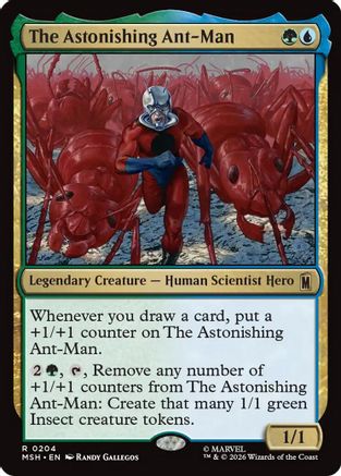 The Astonishing Ant-Man (MSH-204) - Marvel Super Heroes [Rare]