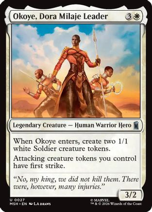 Okoye, Dora Milaje Leader (MSH-027) - Marvel Super Heroes [Uncommon]