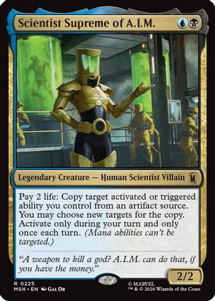 Scientist Supreme of A.I.M. (MSH-225) - Marvel Super Heroes [Rare]
