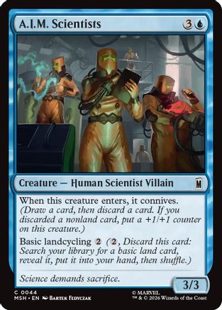 A.I.M. Scientists (MSH-044) - Marvel Super Heroes [Common]