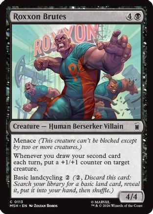 Roxxon Brutes (MSH-113) - Marvel Super Heroes Foil [Common]
