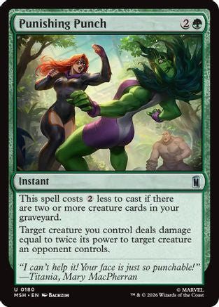 Punishing Punch (MSH-180) - Marvel Super Heroes [Uncommon]
