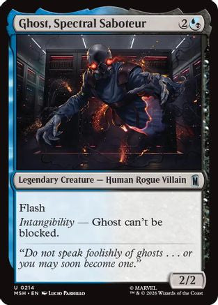 Ghost, Spectral Saboteur (MSH-214) - Marvel Super Heroes [Uncommon]