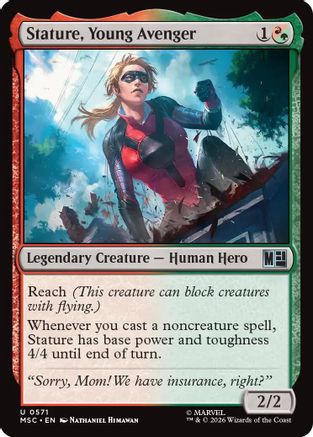 Stature, Young Avenger (MSH-571) - Marvel Super Heroes [Uncommon]
