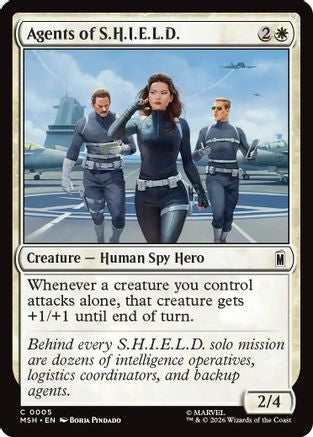 Agents of S.H.I.E.L.D. (MSH-005) - Marvel Super Heroes [Common]