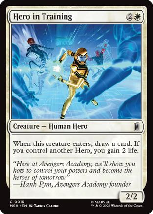 Hero in Training (MSH-016) - Marvel Super Heroes [Common]