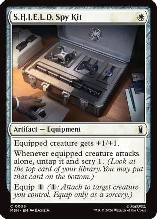 S.H.I.E.L.D. Spy Kit (MSH-036) - Marvel Super Heroes [Common]