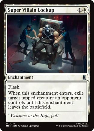 Super Villain Lockup (MSH-037) - Marvel Super Heroes [Uncommon]