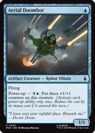 Aerial Doombot (MSH-043) - Marvel Super Heroes Foil [Common]