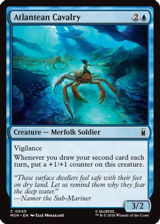 Atlantean Cavalry (MSH-045) - Marvel Super Heroes [Common]