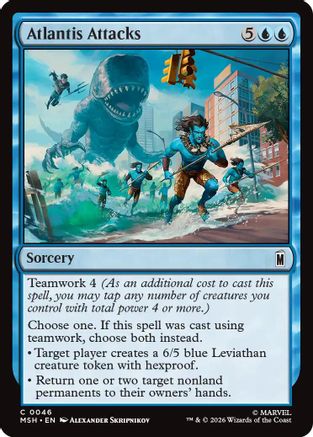 Atlantis Attacks (MSH-046) - Marvel Super Heroes [Common]