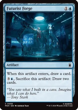 Futurist Forge (MSH-055) - Marvel Super Heroes [Common]